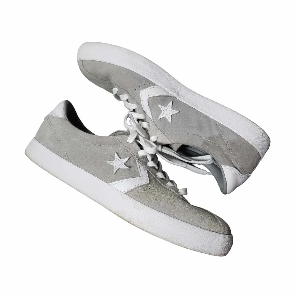 Converse Breakpoint Ox Women's size 8 Dolphin Gray White Suede Sneakers As is - Picture 3 of 10